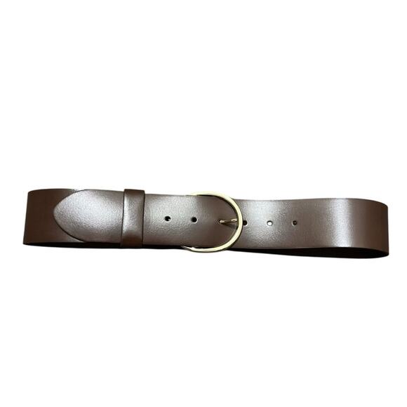 Nordstrom Halogen Brown Leather Belt - Picture 1 of 8